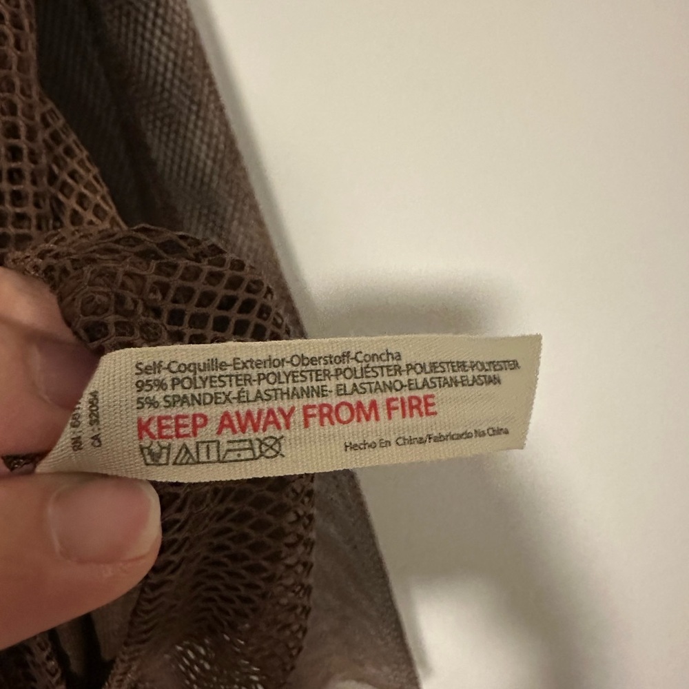NWOT Free People On My Way Bodysuit - Brown - Picture 7 of 7